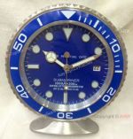 AAA Replica Rolex Submariner Blue Face Table Clock 24cm